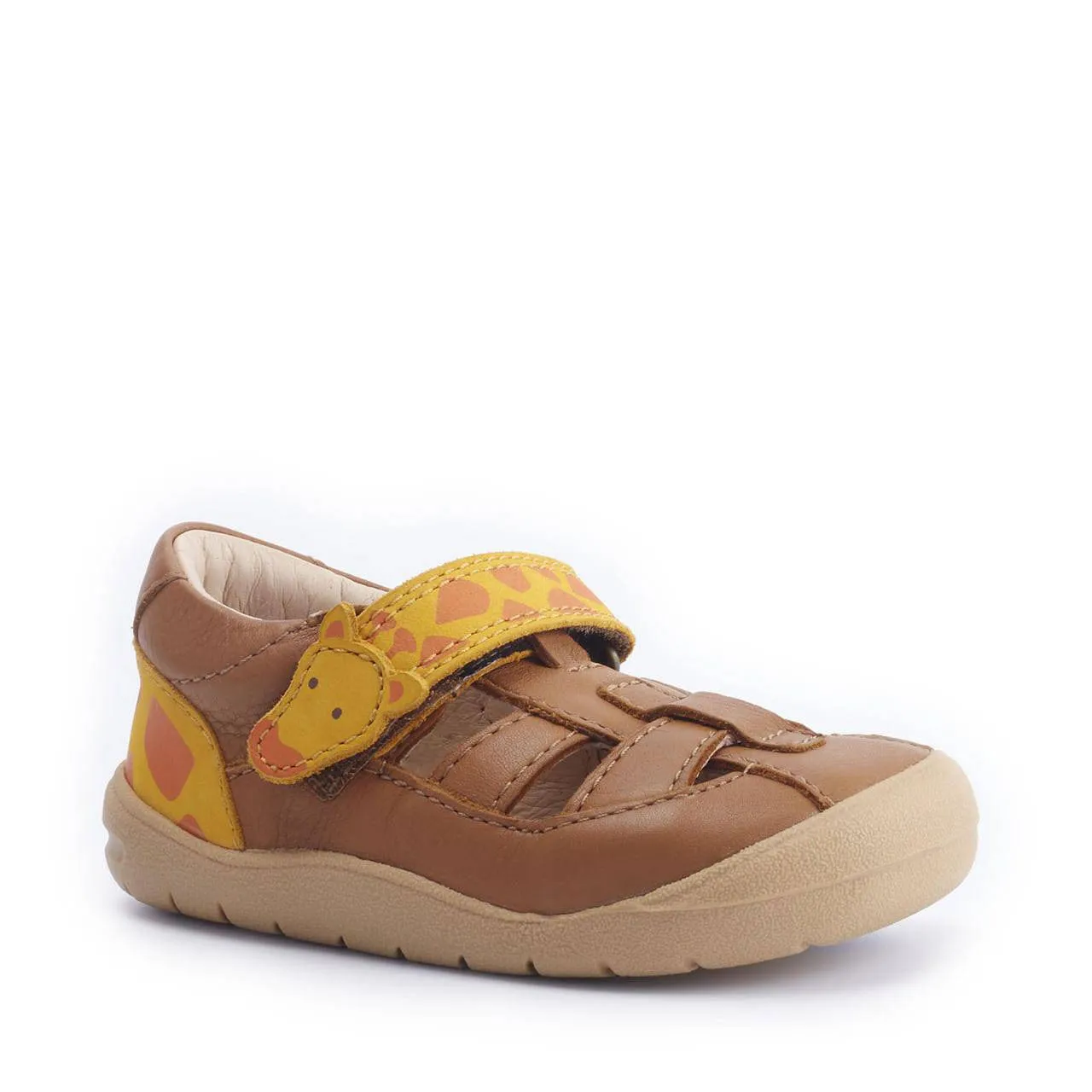 StartRite Bestie 0812_0 Boys Tan Leather Touch Fastening Sandals