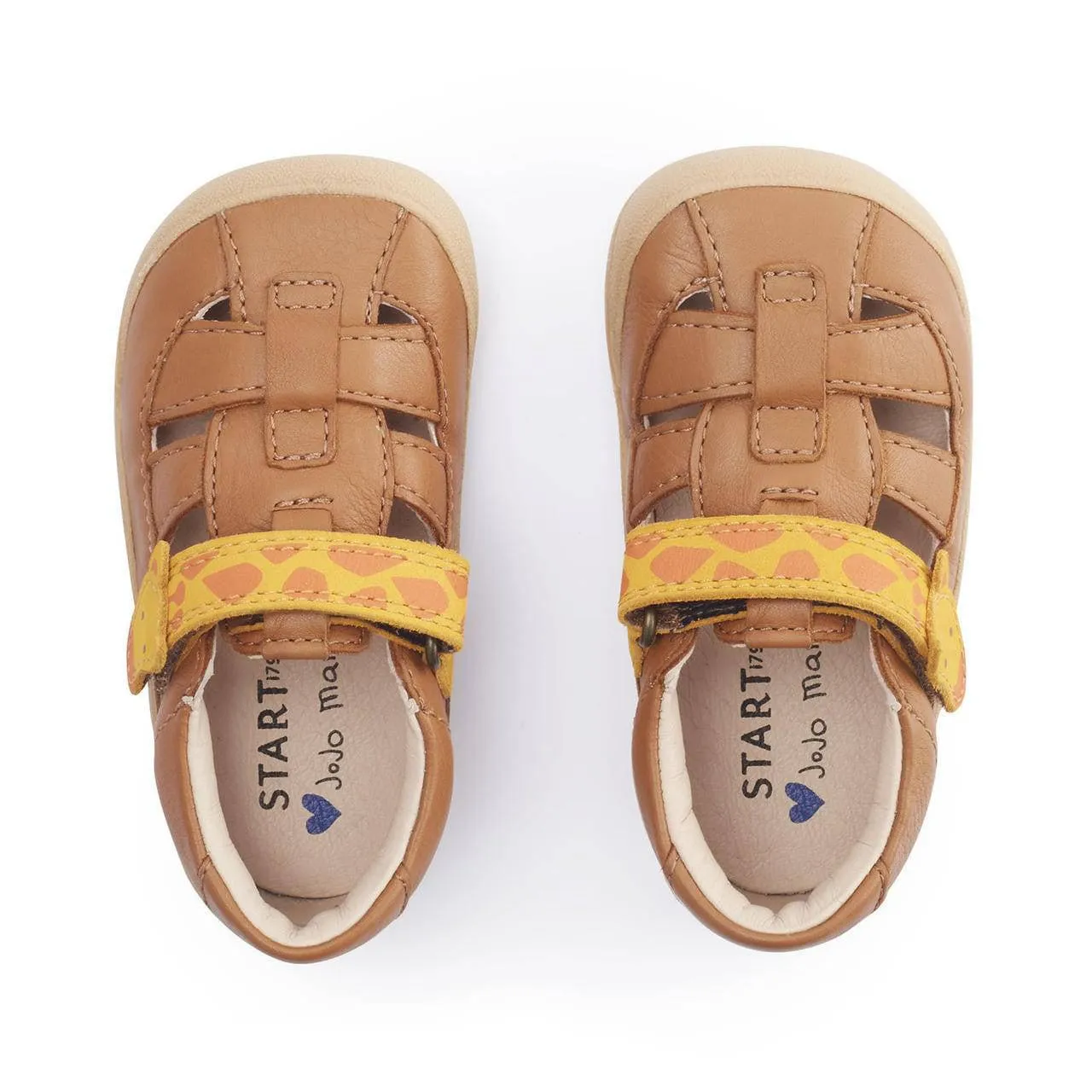 StartRite Bestie 0812_0 Boys Tan Leather Touch Fastening Sandals