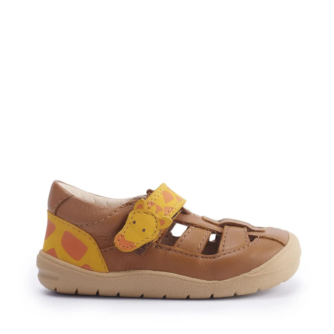 StartRite Bestie 0812_0 Boys Tan Leather Touch Fastening Sandals