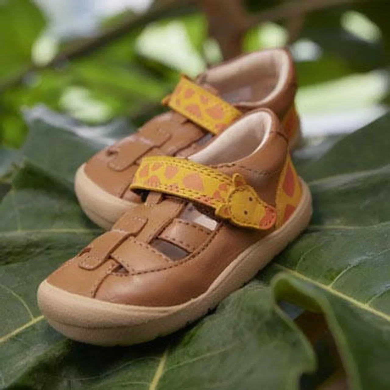 StartRite Bestie 0812_0 Boys Tan Leather Touch Fastening Sandals