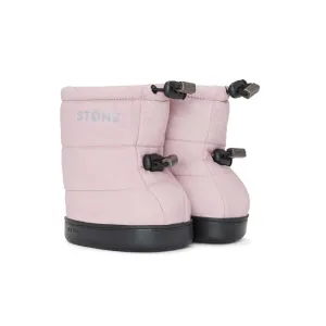 Stonz Toddler Puffer Booties - Haze Pink