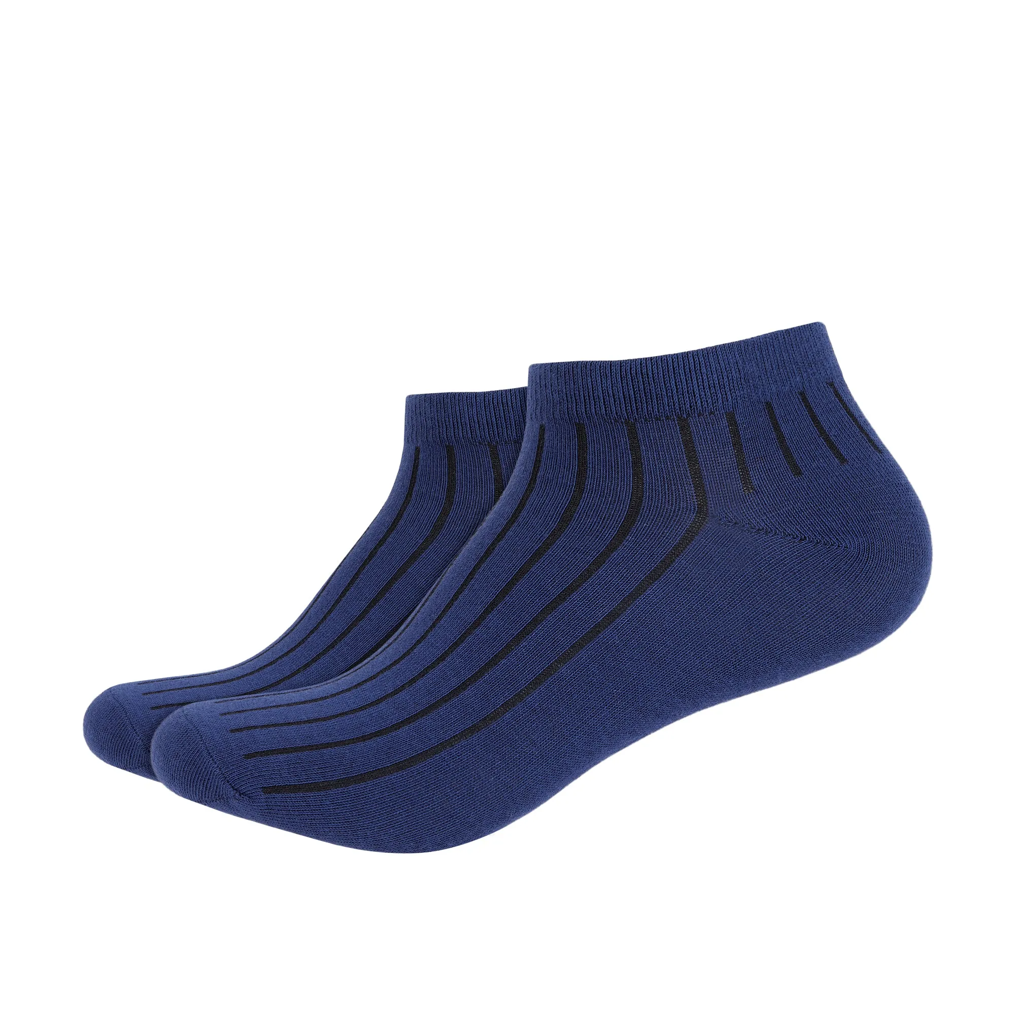 Striped Ankle Length Cotton Socks