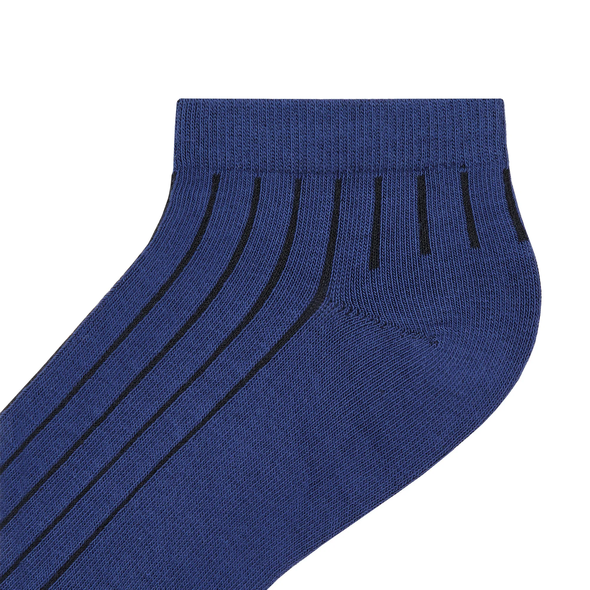 Striped Ankle Length Cotton Socks