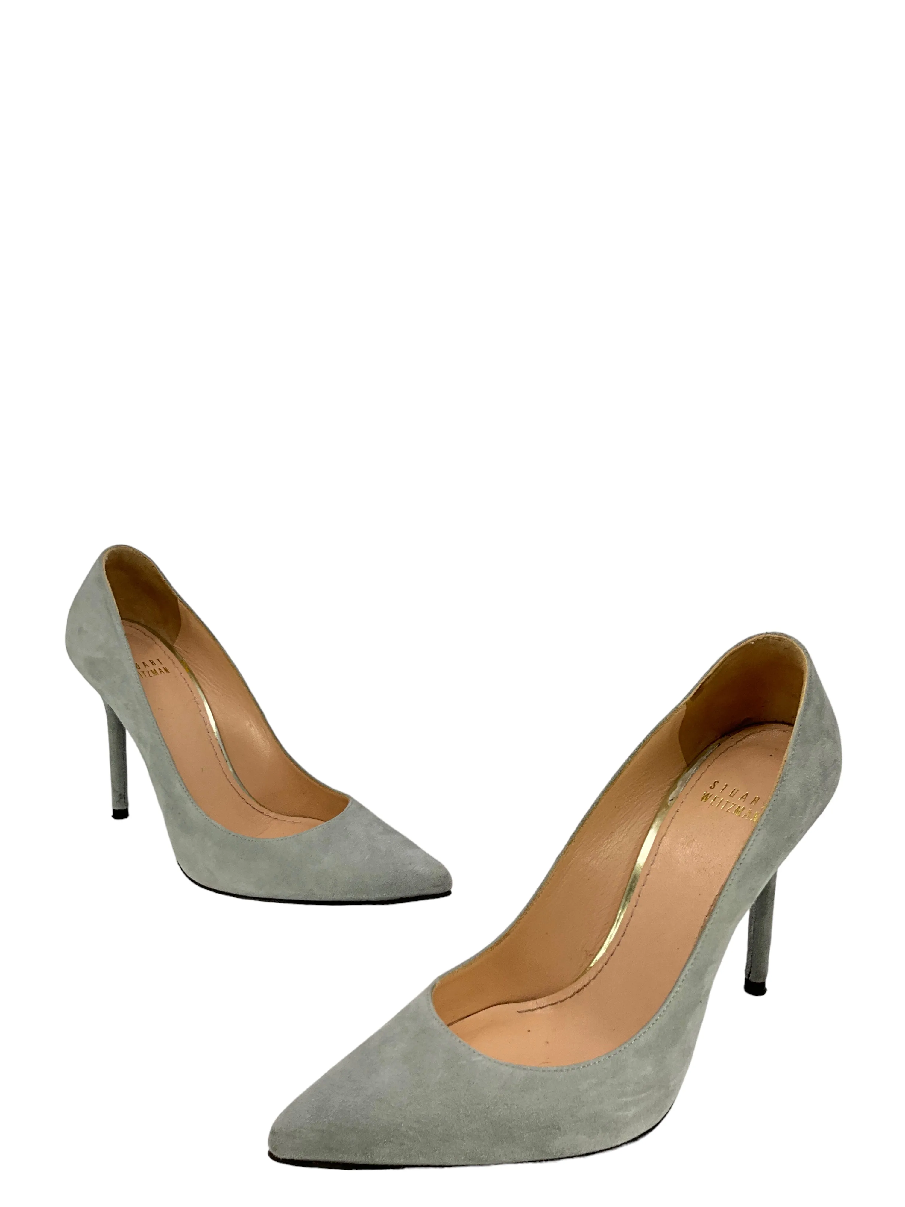 Stuart Weitzman Gray Suede Pumps Size 7