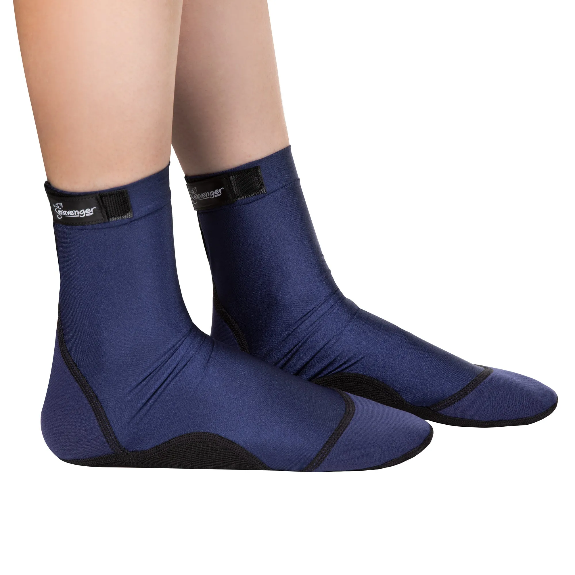 Tall SeaSnug Beach Socks - Dark Blue