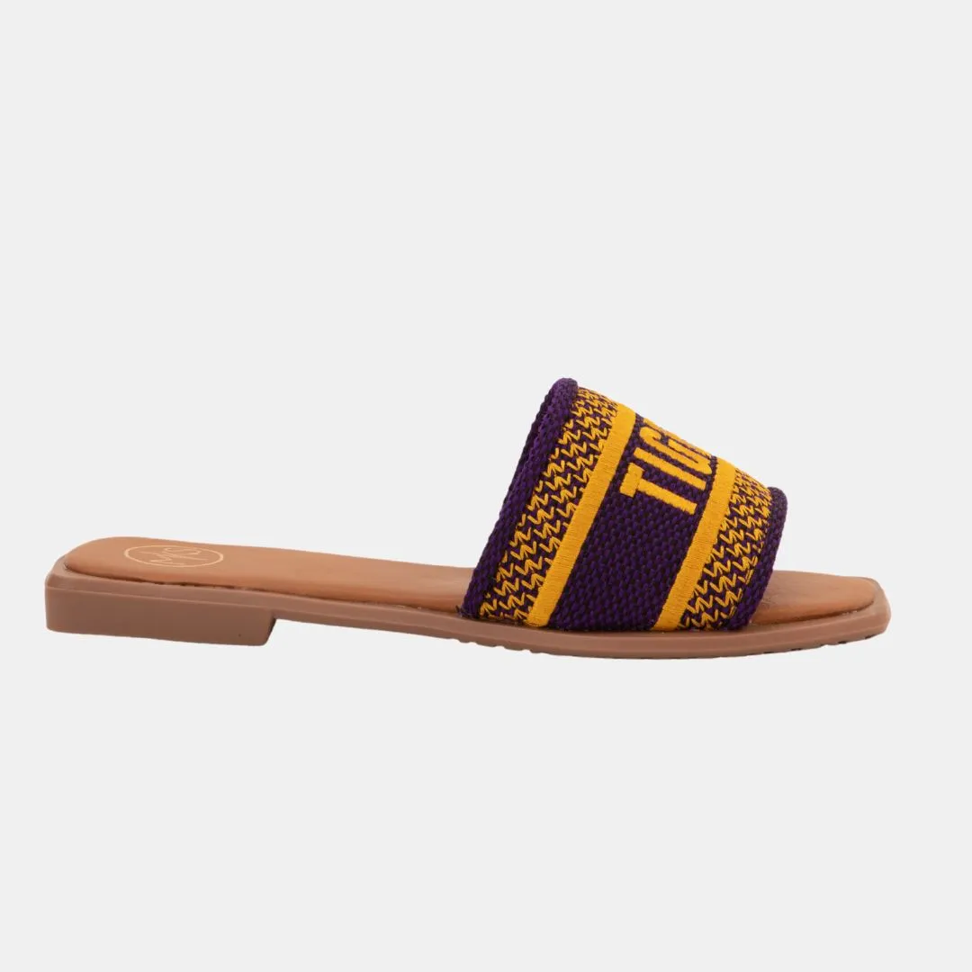 TIGERS GAME DAY SANDALS