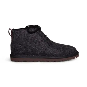 UGG Neumel Refelt Black Boots - Women's