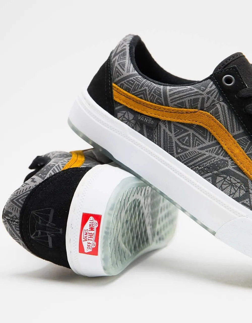 Vans BMX Old Skool Skate Shoes - (Courage Adams) Black/Golden Brown