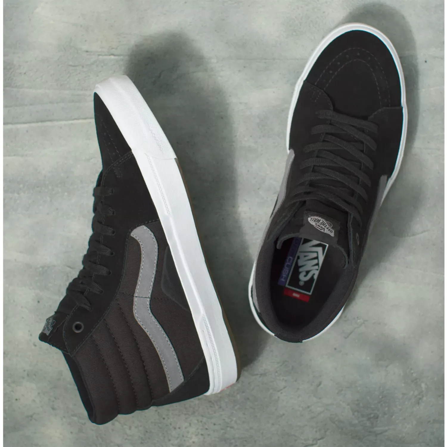 Vans BMX Sk8-Hi Black/Gray/White Men's Shoes