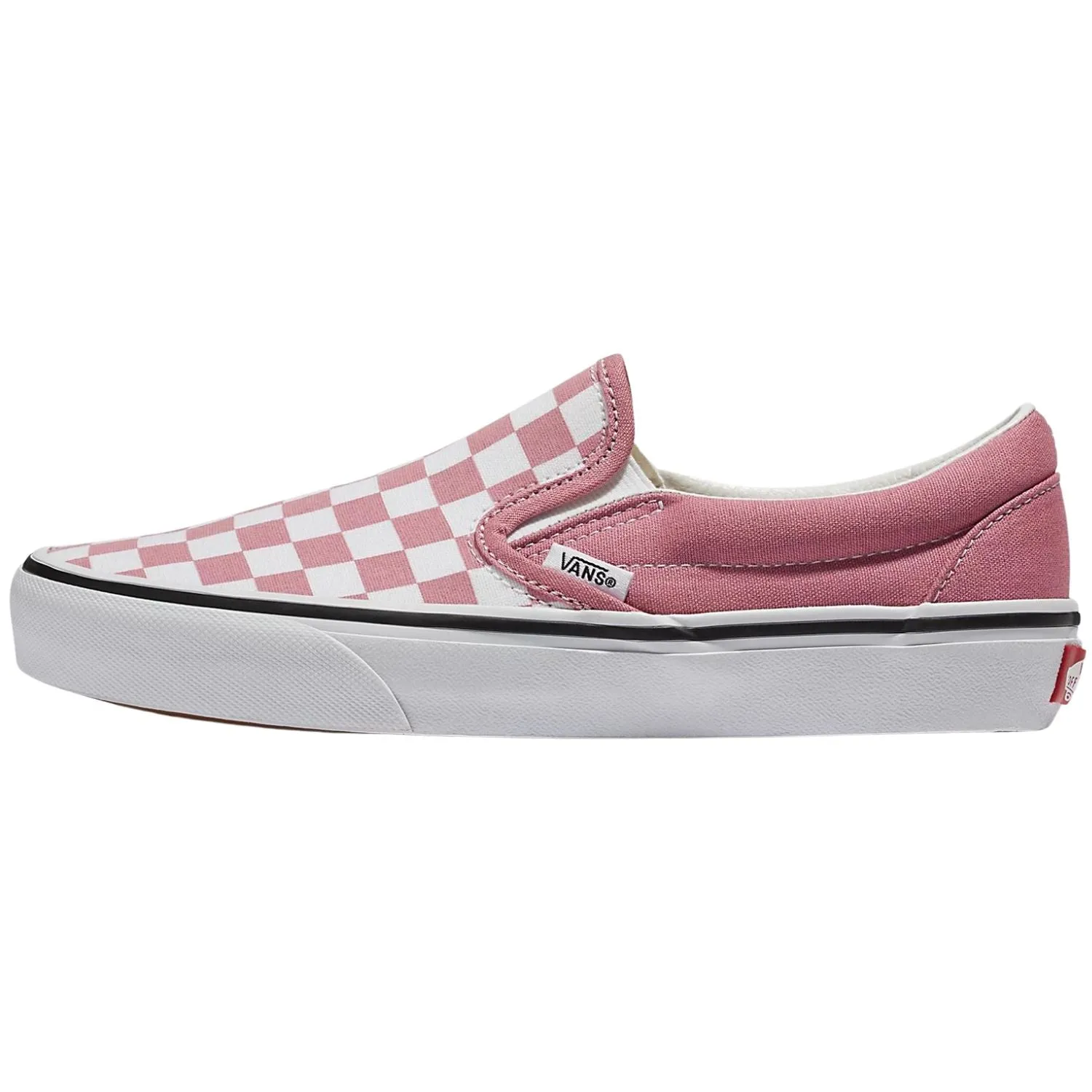 Vans Classic Slip-On Color Theory Checkerboard Foxglove Shoes - Women's