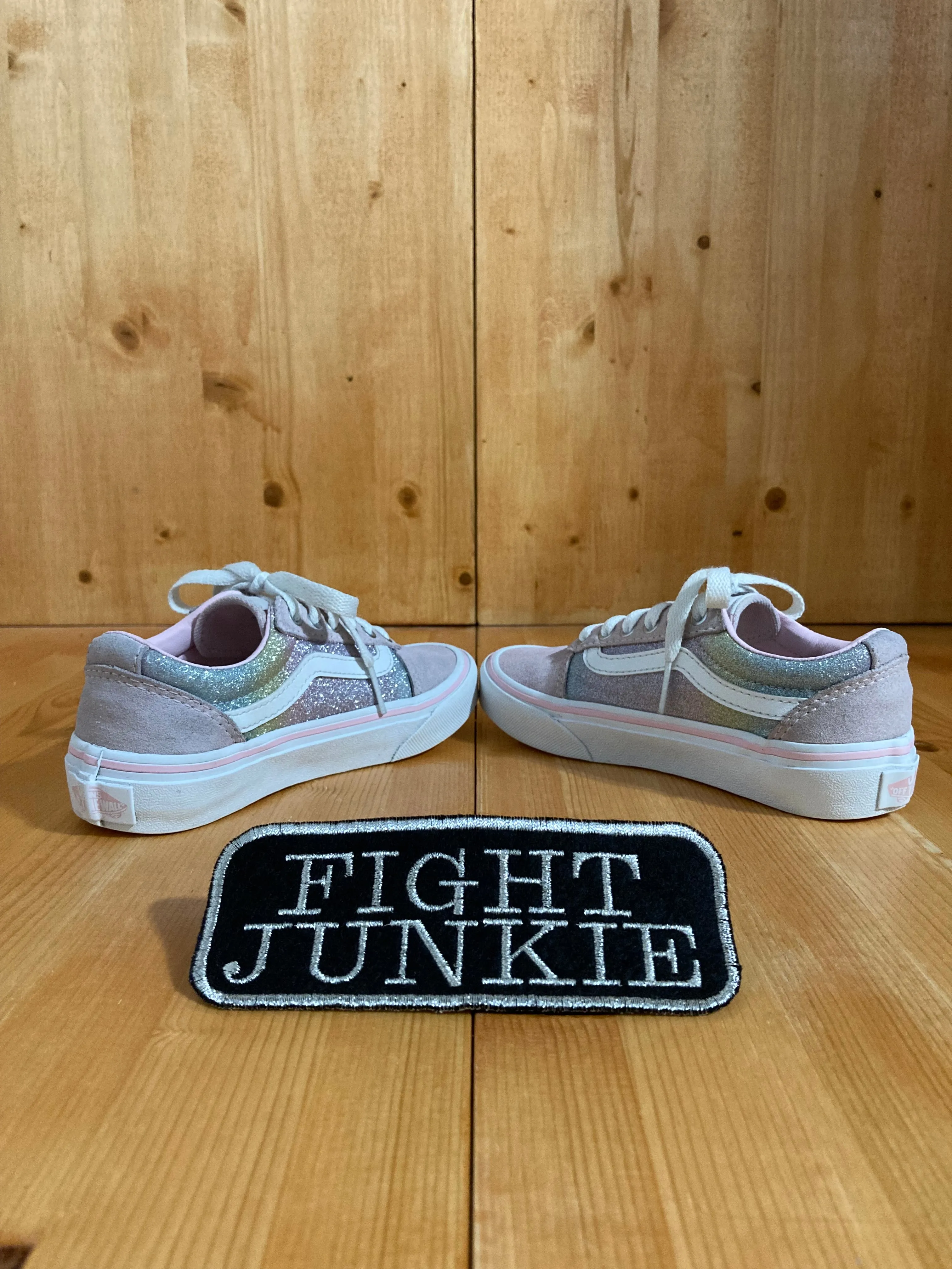 VANS OLD SKOOL Kids Size 12 Canvas & Suede Skateboarding Shoes Sneakers Pink