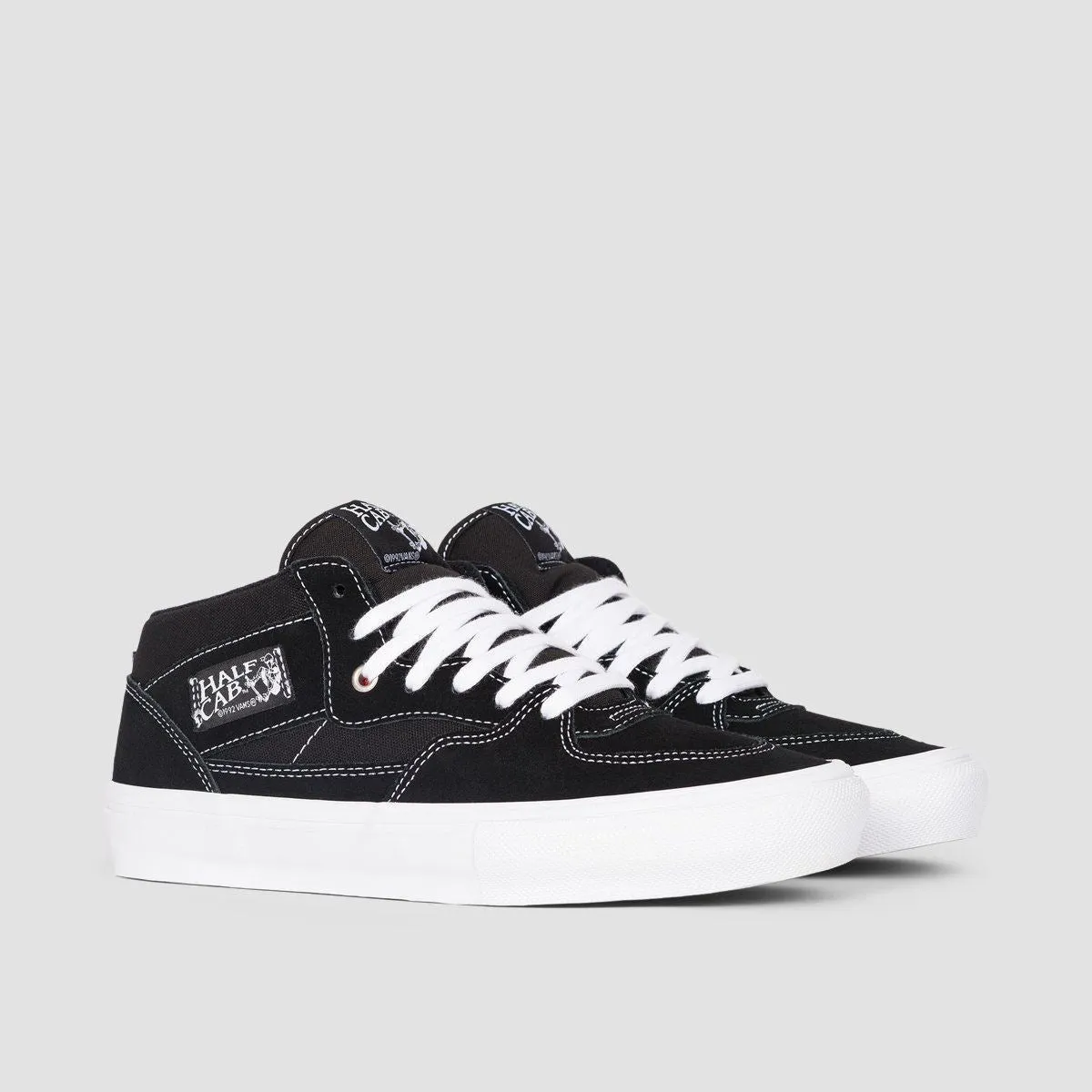 Vans Skate Half Cab Shoes - Black/White