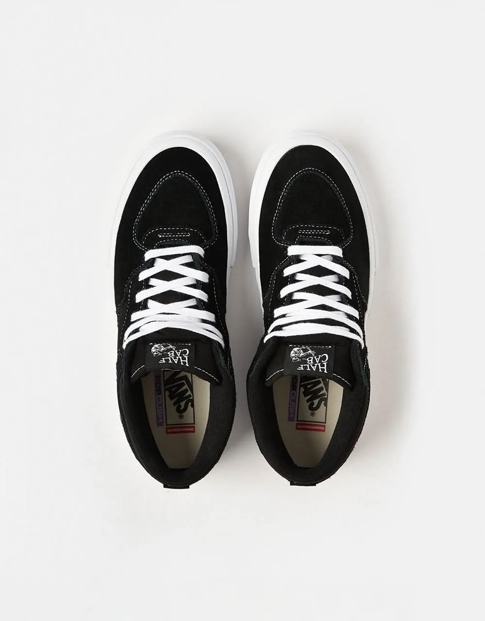 Vans Skate Half Cab Shoes - Black/White