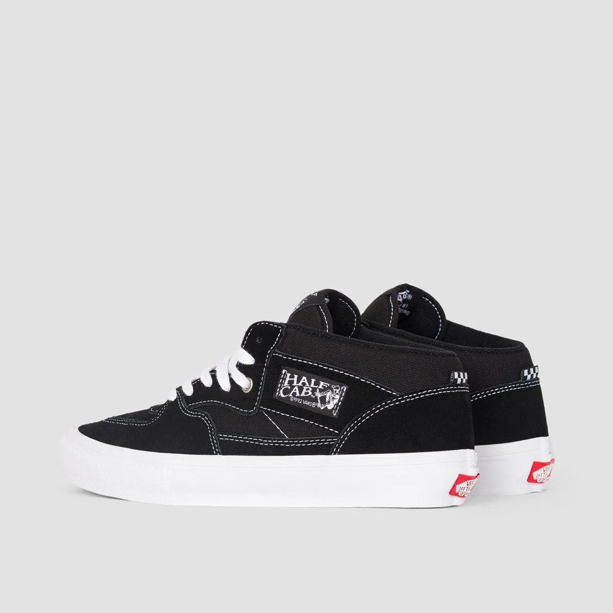 Vans Skate Half Cab Shoes - Black/White