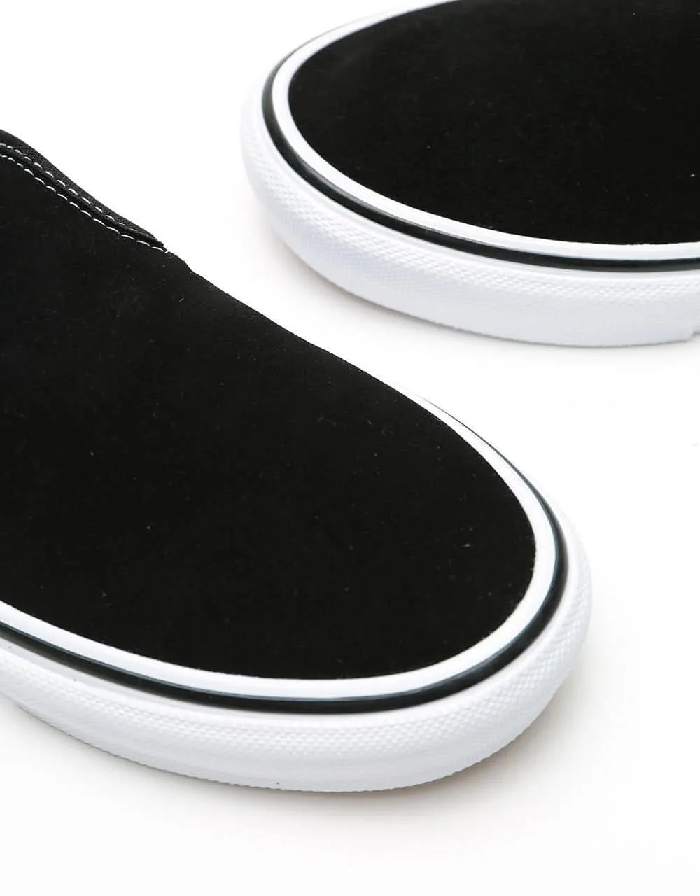 Vans Skate Slip-On Shoes - Black/White