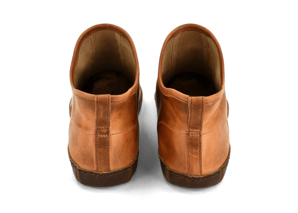 Vermont House Shoes®: Premium Horween Hi-Top in Cognac