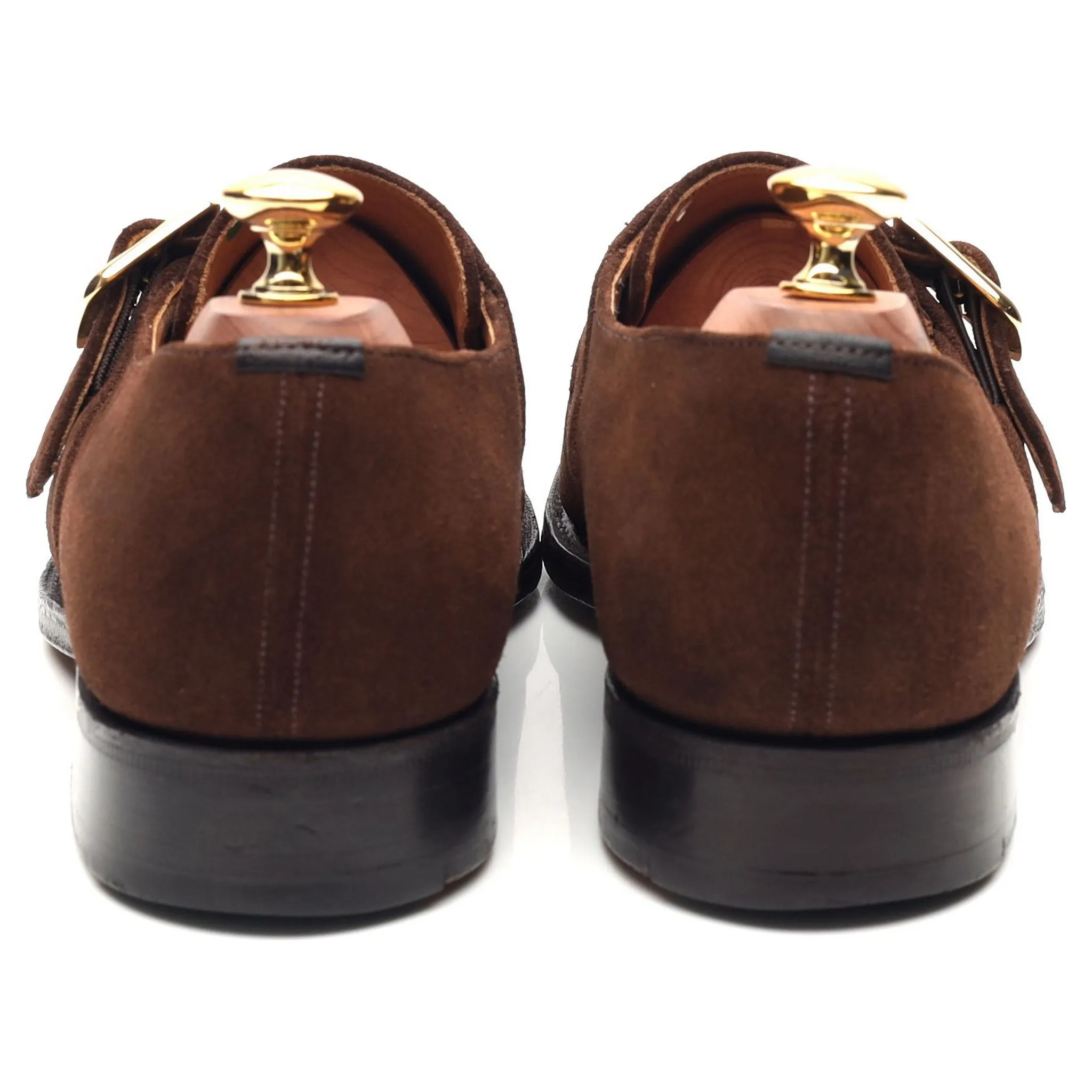 'Westbury' Brown Suede Monk Strap UK 6.5 F