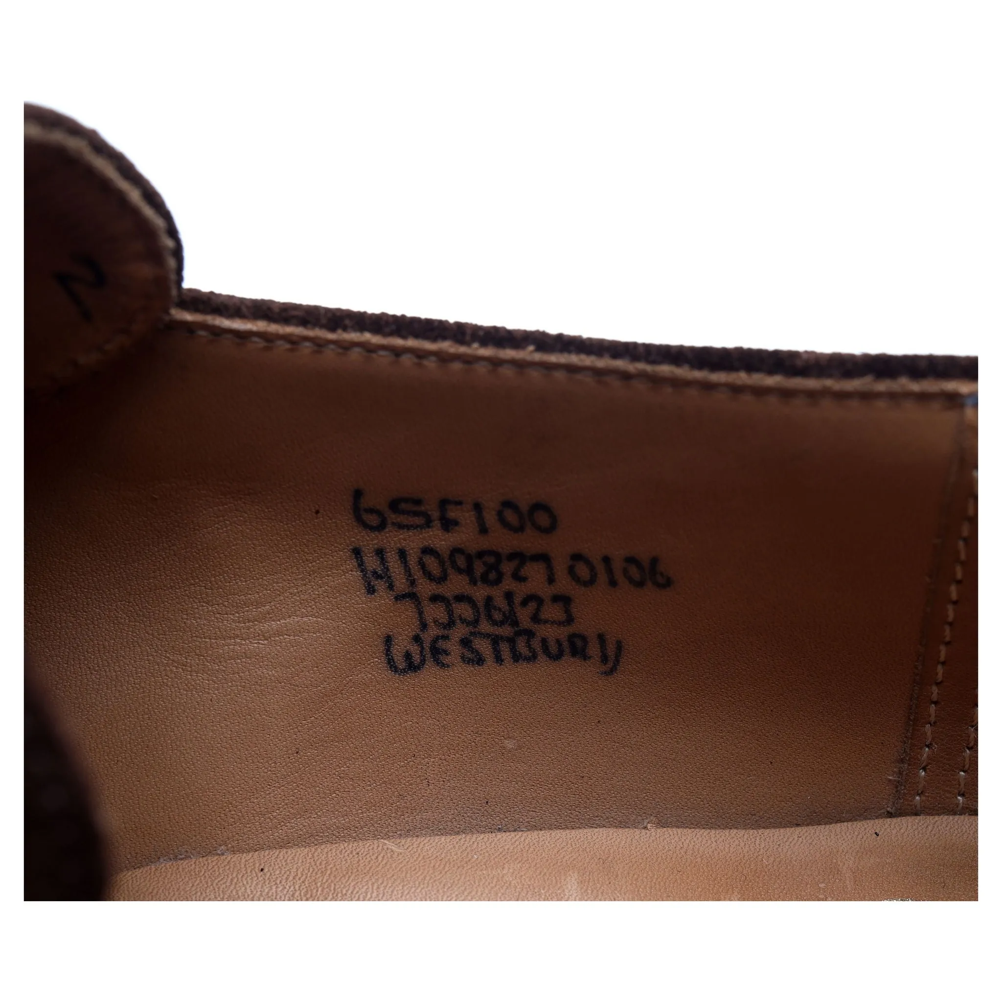 'Westbury' Brown Suede Monk Strap UK 6.5 F