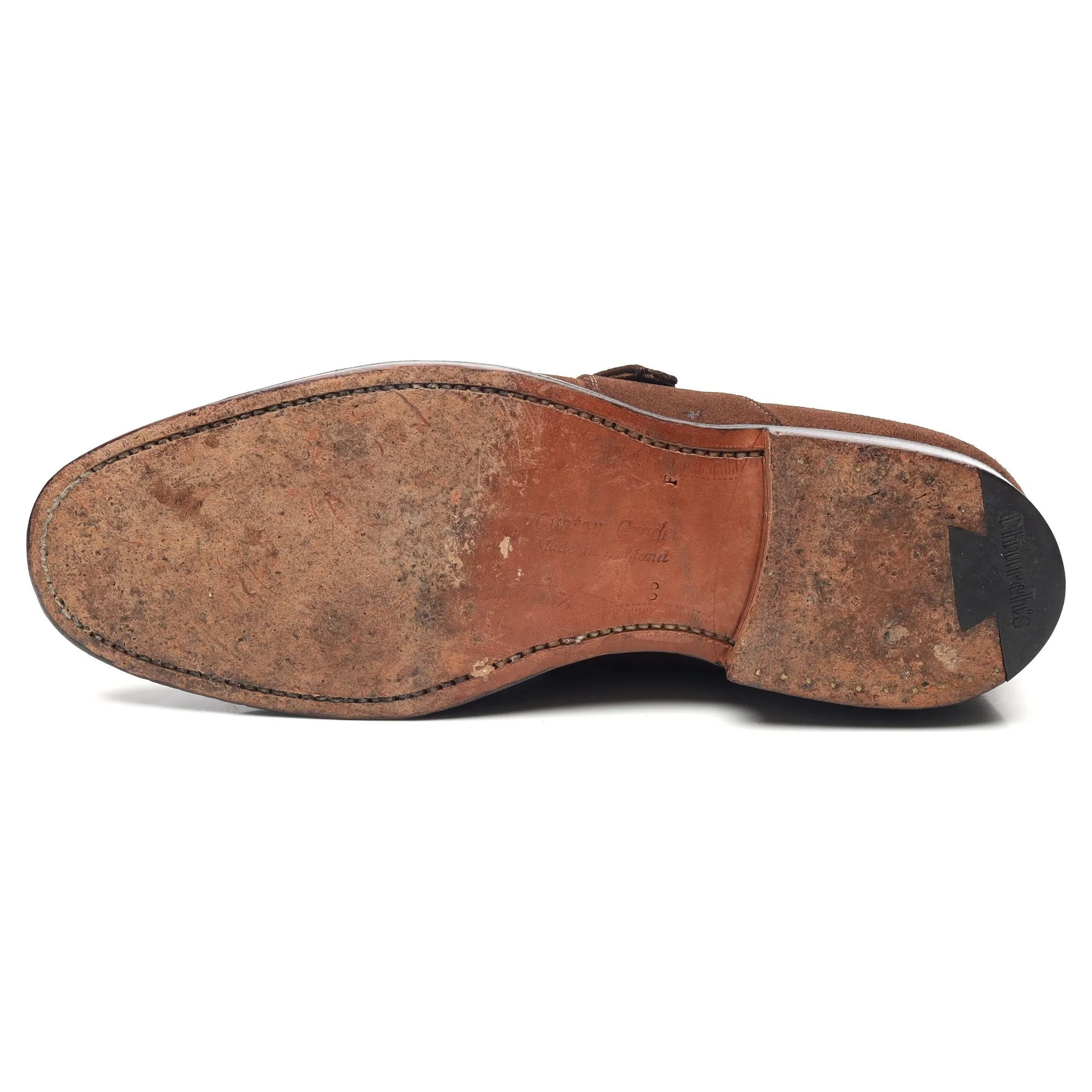 'Westbury' Brown Suede Monk Strap UK 6.5 F