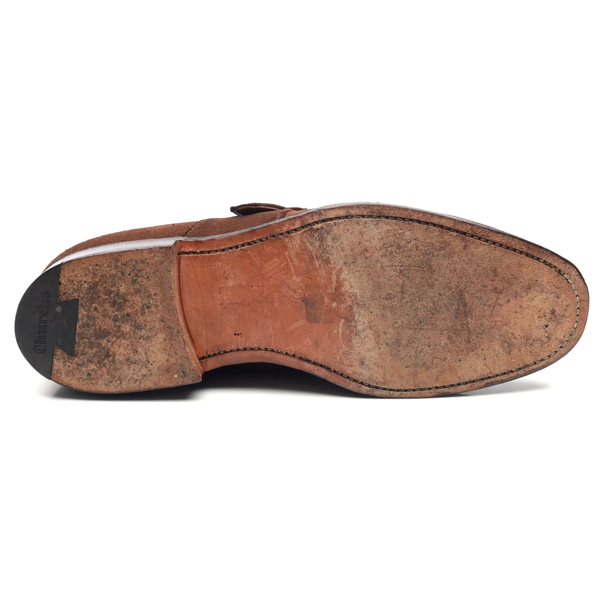 'Westbury' Brown Suede Monk Strap UK 6.5 F