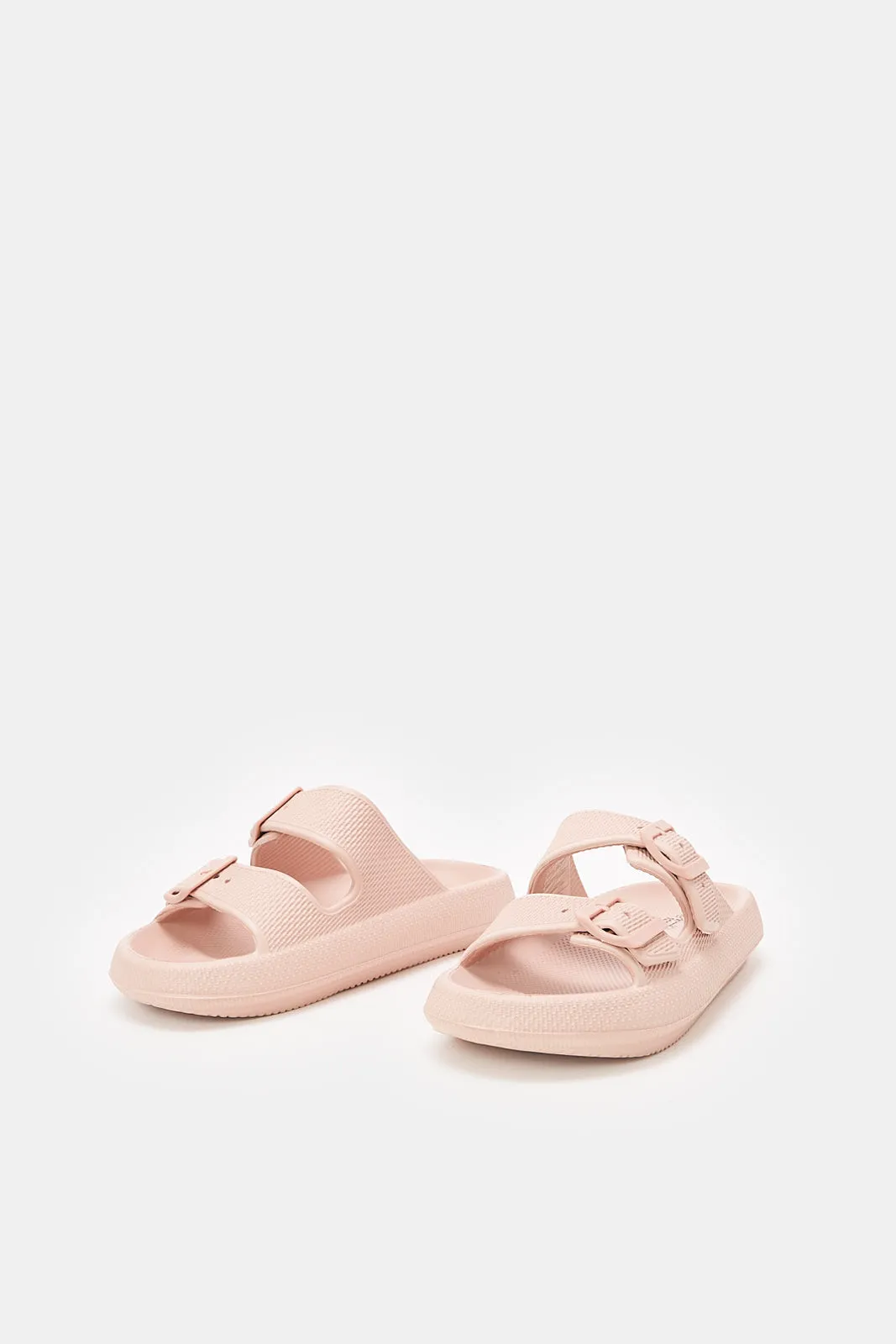 Women Pink Molded Slide