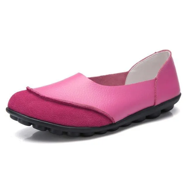 Women's Moccasins Soft Leather Flats for Bunions