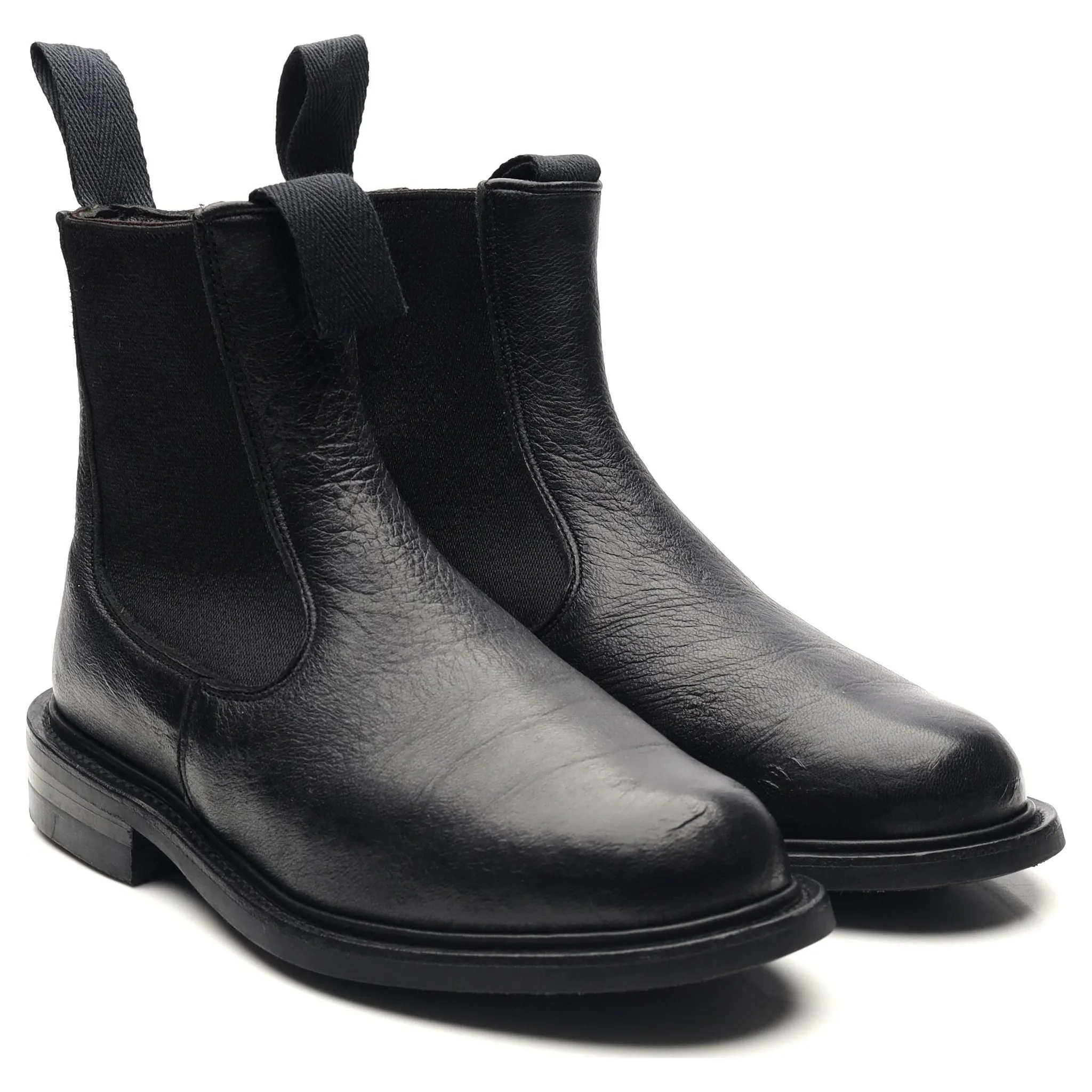 Women's 'Paula' Black Olivvia Leather Chelsea Boots UK 3