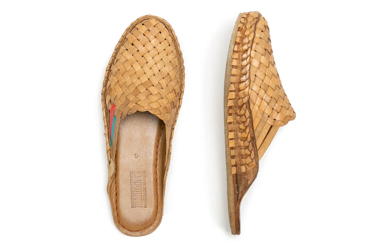 Woven Slide in Honey   Stripes by Mohinders