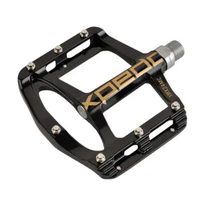 Xpedo Spry Flat Pedal - Black/Gold