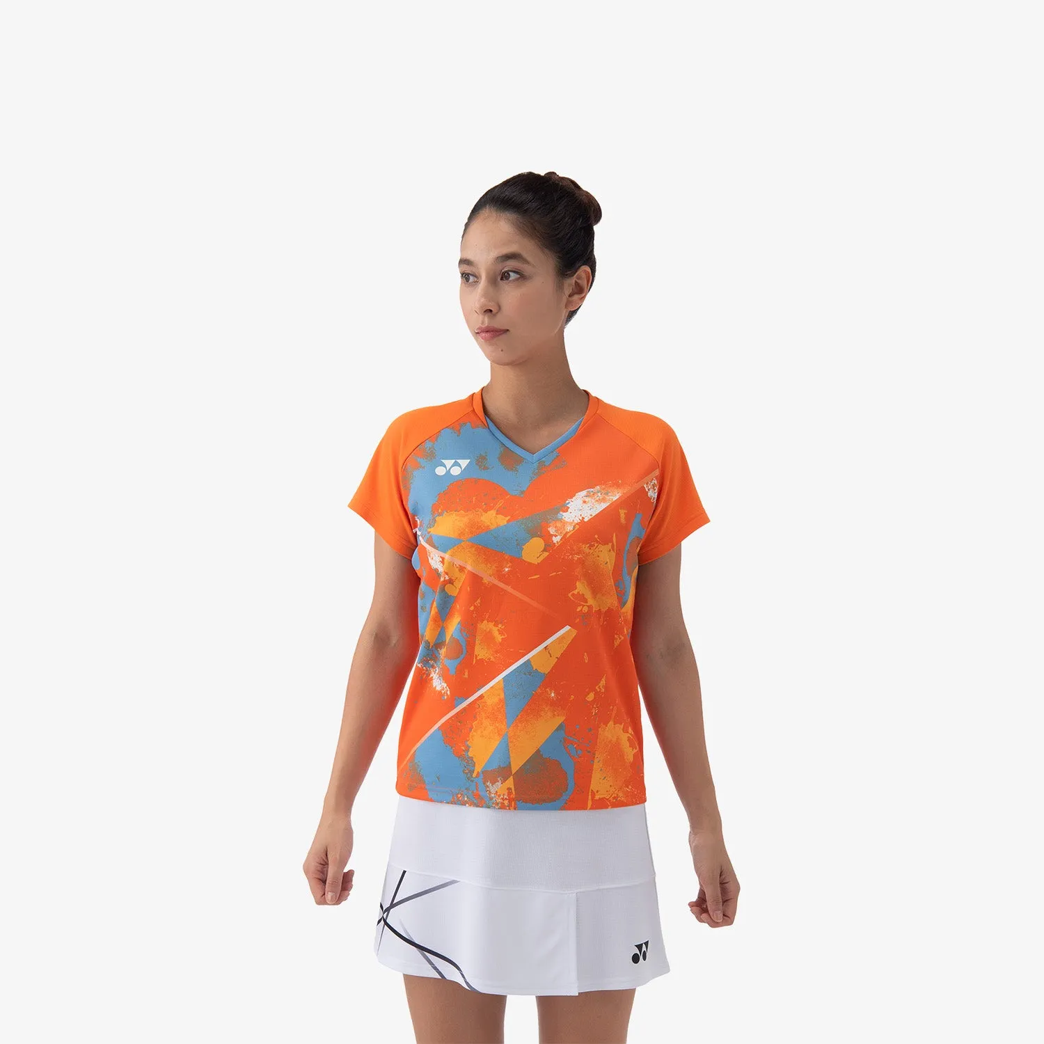 Yonex Women's Crew Neck Tournament Shirt 20771BOR (Bright Orange)